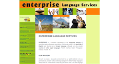 Desktop Screenshot of enterprise-english-services.com